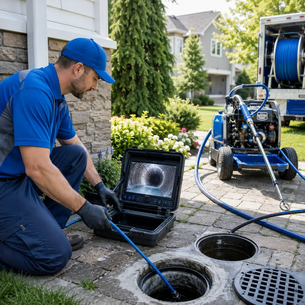 Outdoor drain cleaning professionals serving Atlas, MI
