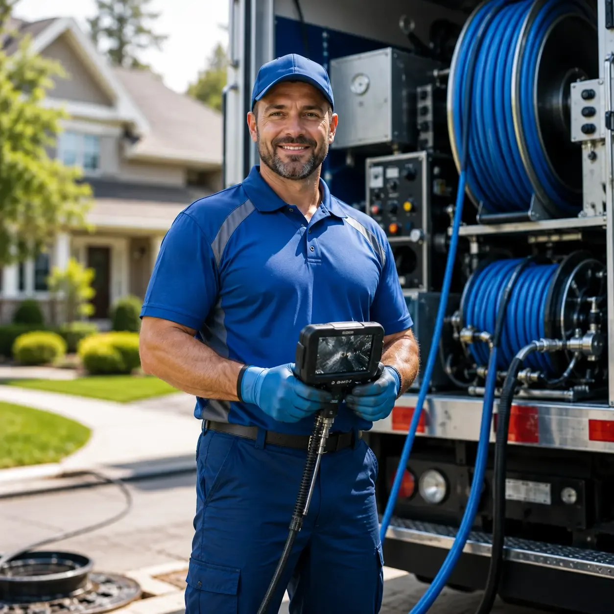 Local outdoor drain cleaning specialists in Atlas, MI